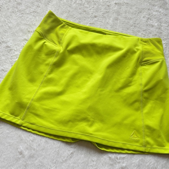 Reebok Pants - Reebok Neon Green Athletic Skort with shorts